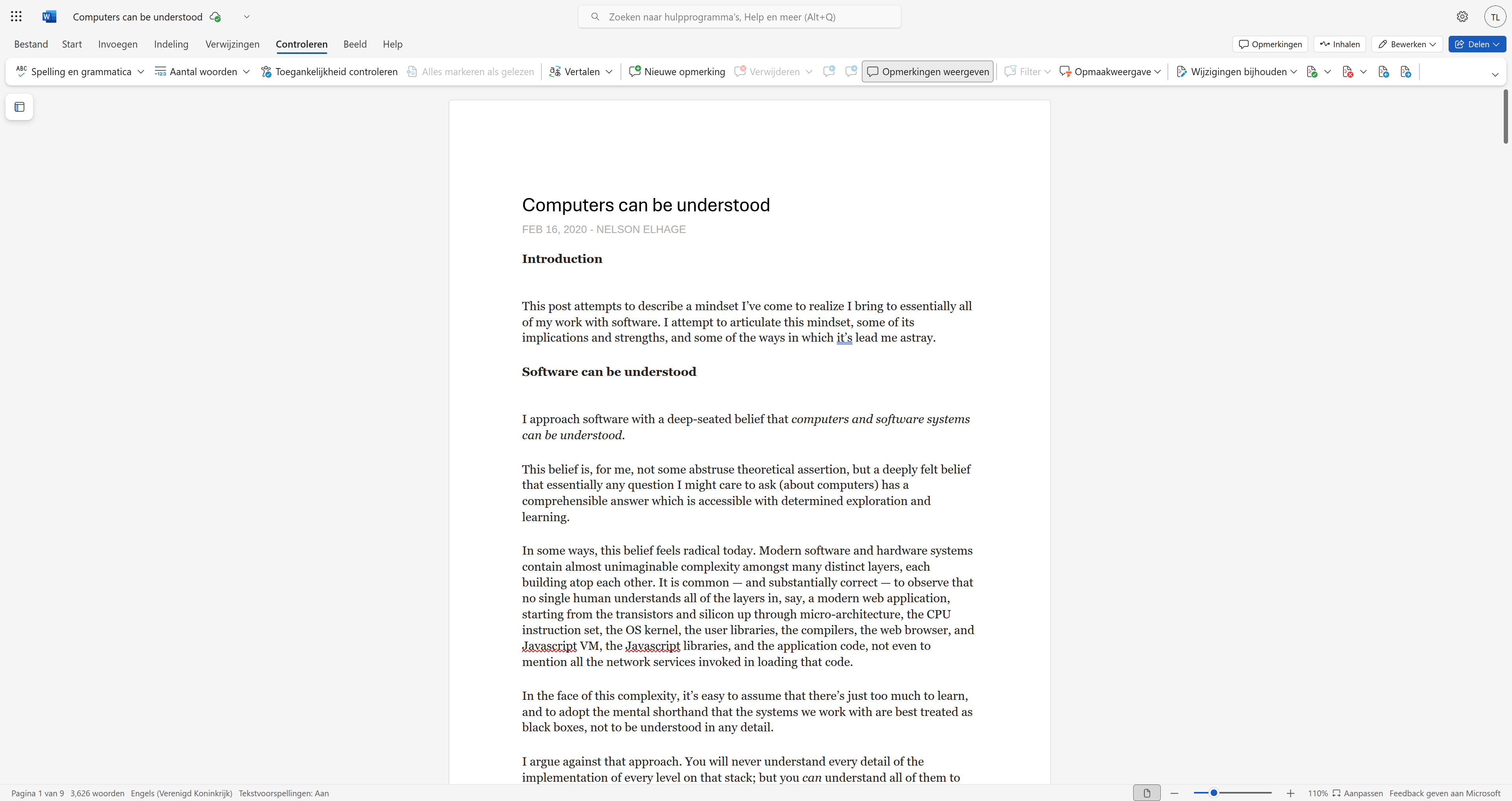 Microsoft Word